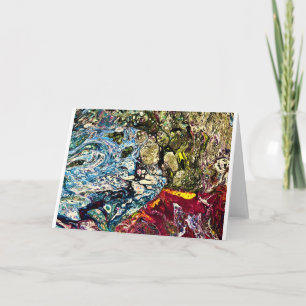 Abstract Colour Study 47 Card