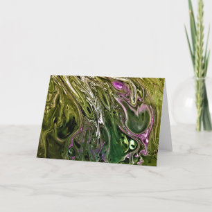 Abstract Colour Study 500, card