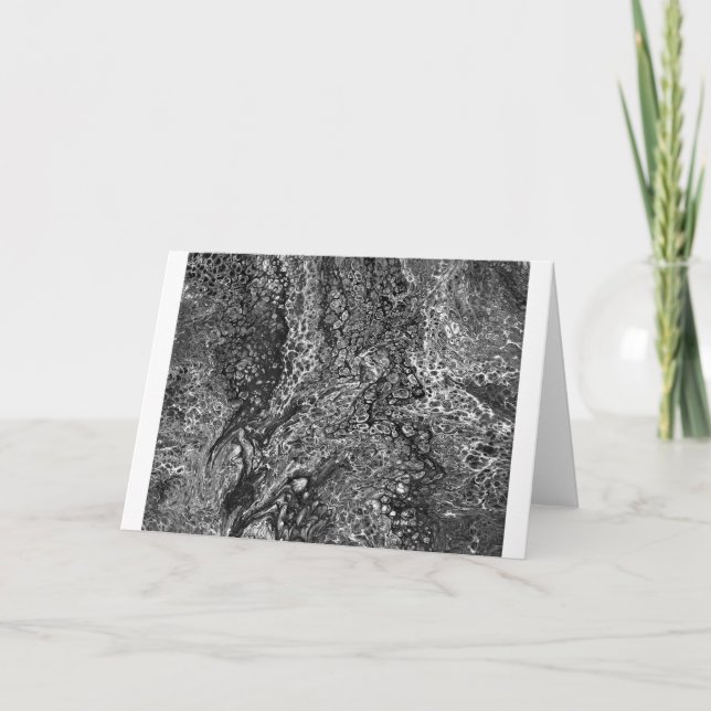 Abstract Colour Study 53 / Noir, Card (Front)