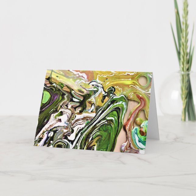 Abstract Colour Study 8, card (Front)