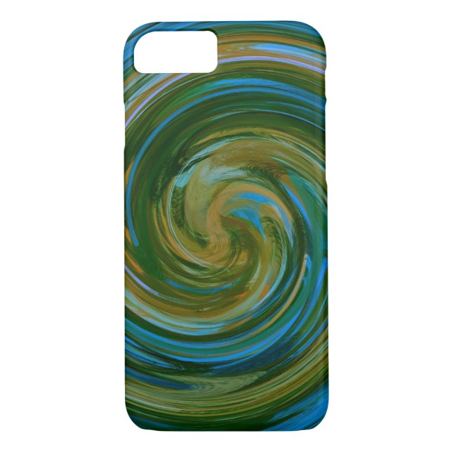 Abstract Coloured Twist Art Background #24 Case-Mate iPhone Case (Back)