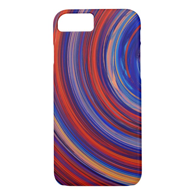 Abstract Coloured Twist Art Background #26 Case-Mate iPhone Case (Back)