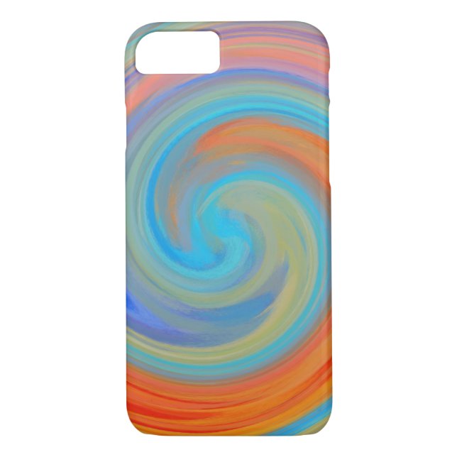 Abstract Coloured Twist Art Background #8 Case-Mate iPhone Case (Back)