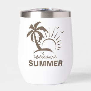 Abstract Colourful Aesthetic Modern Summer Beach