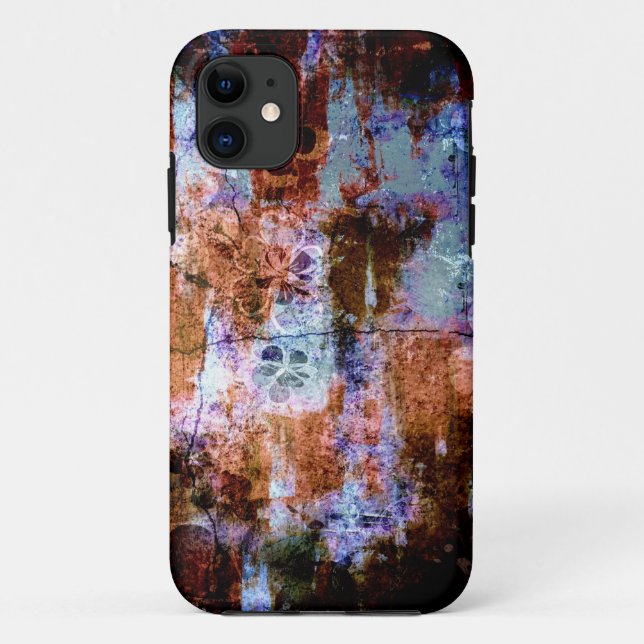 Abstract colourful art floral grunge texture Case-Mate iPhone case (Back)