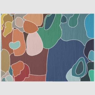 Abstract Colourful Artistic Artsy  Tissue Paper
