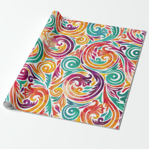 Abstract colourful background. illustrationcarniva wrapping paper