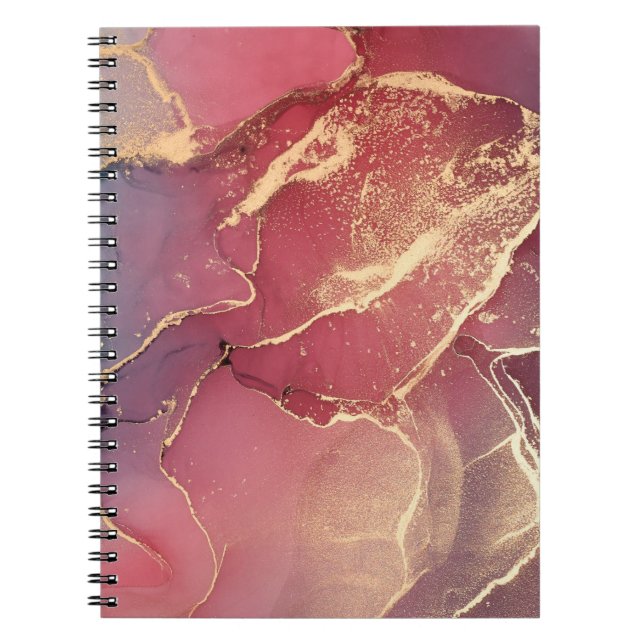  Abstract colourful background, wallpaper. Mixing  Notebook (Front)