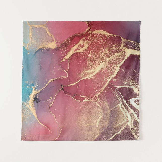  Abstract colourful background, wallpaper. Mixing  Tapestry (Front)