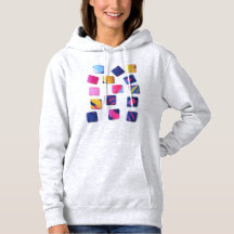 Abstract Colourful Blocks Pattern