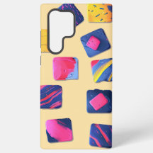 Abstract Colourful Blocks Pattern