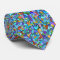 Abstract Colourful Blue Mosaic Pattern
