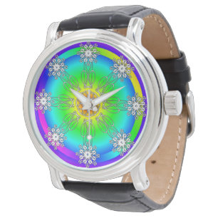 Abstract Colourful Celtic Mandala Watch
