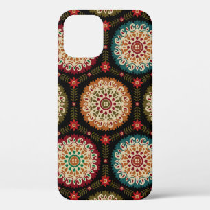 abstract colourful circle bunch pattern background iPhone 12 case