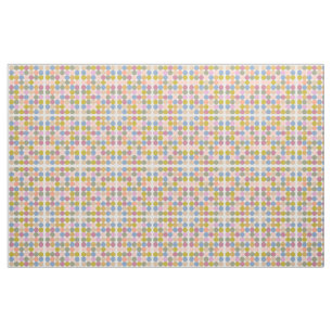 Abstract colourful circle round pattern Fabric