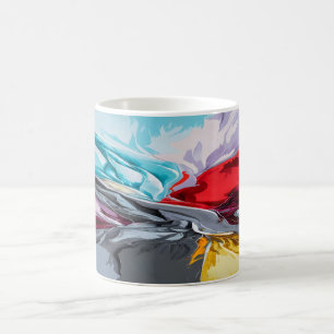 Abstract Colourful Coffee Mug