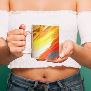 Abstract Colourful Coffee Mug