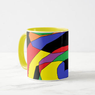 Abstract Colourful Coffee Mug