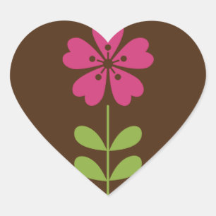 abstract-colourful-decorative-floral heart sticker