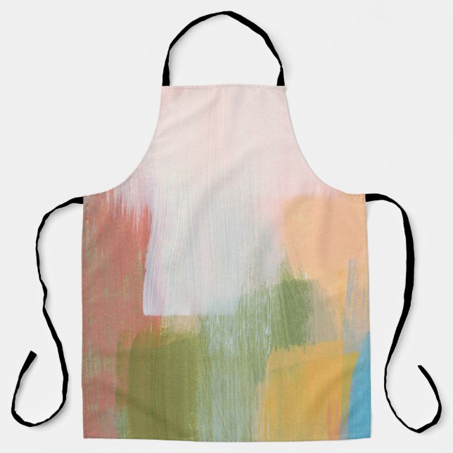 Abstract colourful design. Versatile artistic. Bru Apron (Front)