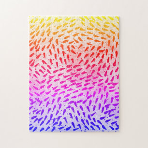 Abstract Colourful Dot Jigsaw Puzzle