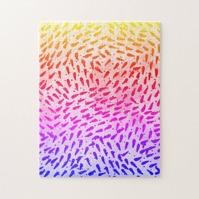 Abstract Colourful Dot Jigsaw Puzzle (Vertical)