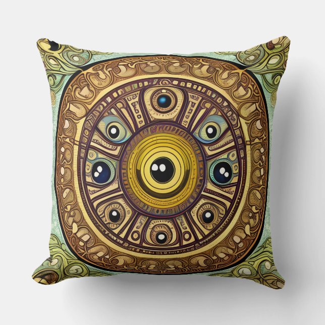 Abstract Colourful Eye Cushion (Front)