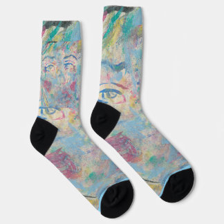 Abstract Colourful "Fancy" Crew Socks