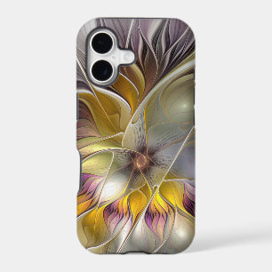 Abstract Colourful Fantasy Flower Modern Fractal