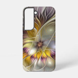 Abstract Colourful Fantasy Flower Modern Fractal Samsung Galaxy Case