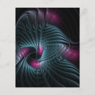 Abstract Colourful Fantasy Fractal Flyer