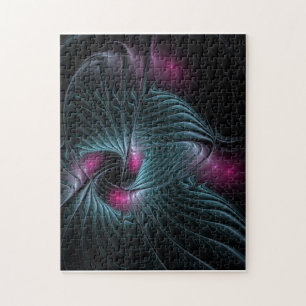 Abstract Colourful Fantasy Fractal Jigsaw Puzzle