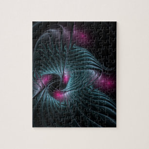 Abstract Colourful Fantasy Fractal  Jigsaw Puzzle