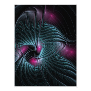 Abstract Colourful Fantasy Fractal  Photo Print