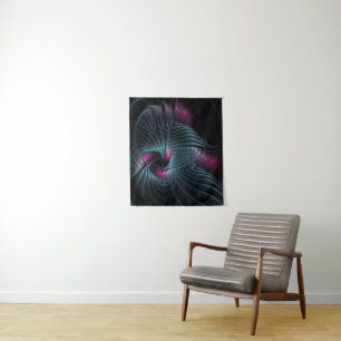 Abstract Colourful Fantasy Fractal Tapestry