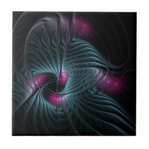 Abstract Colourful Fantasy Fractal   Tile