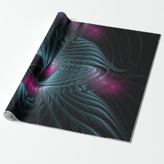 Abstract Colourful Fantasy Fractal  Wrapping Paper