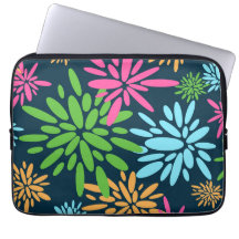 Abstract Colourful Fireworks Flower Electronics Ba