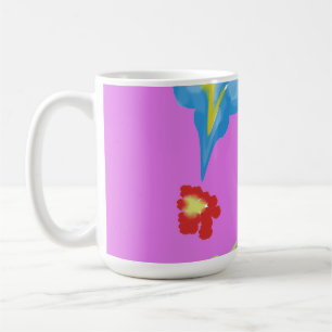 Abstract Colourful Floral Art Classic Coffee Mug