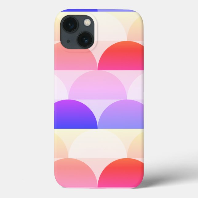 Abstract Colourful Geometric Figures Case-Mate iPhone Case (Back)
