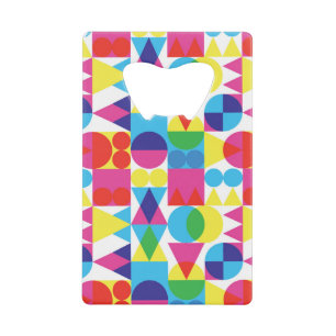 Abstract colourful geometric pattern design.