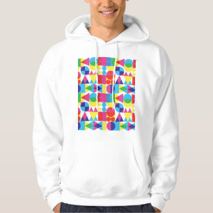 Abstract colourful geometric pattern design. hoodie