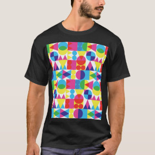 Abstract colourful geometric pattern design. T-Shirt