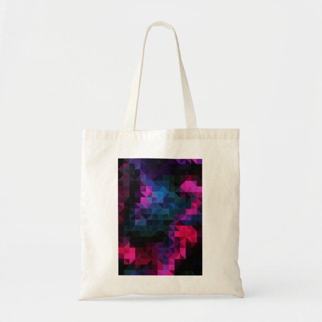 Abstract Colourful Geometrical Art Tote Bag (Front)