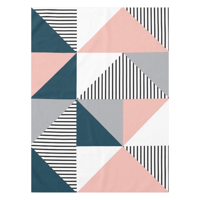 Abstract colourful geometry tablecloth (Front)