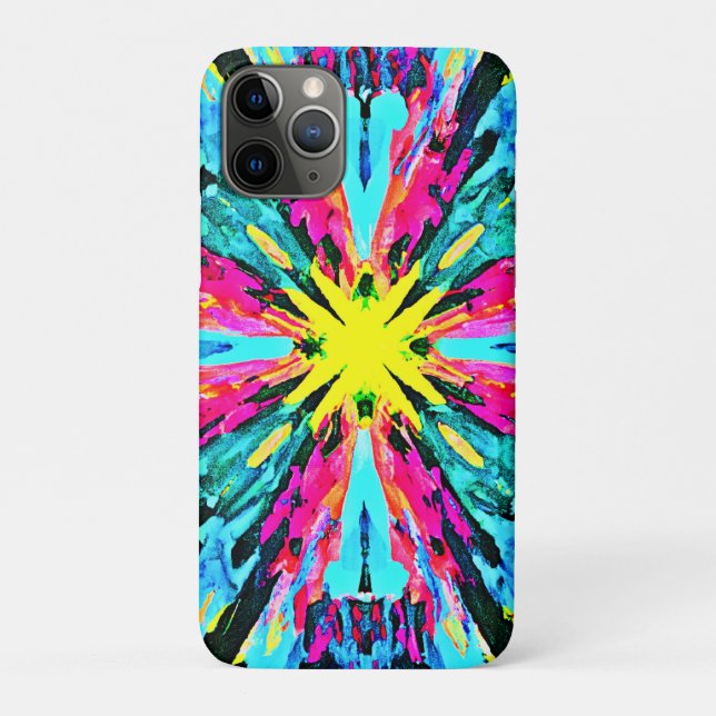 Abstract Colourful Glow Pattern Case-Mate iPhone Case (Back)
