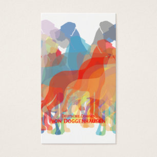 abstract Colourful Great Dane Breeder
