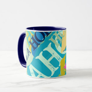 Abstract Colourful Hola Mug