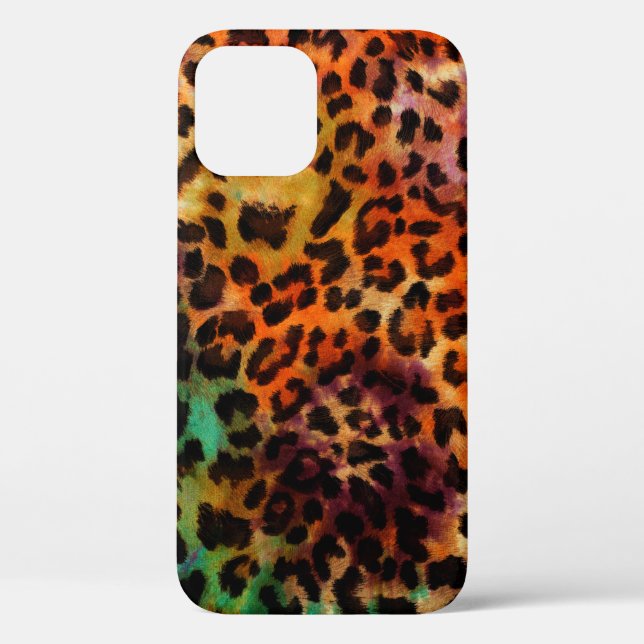 abstract colourful leopard texture pattern Case-Mate iPhone case (Back)
