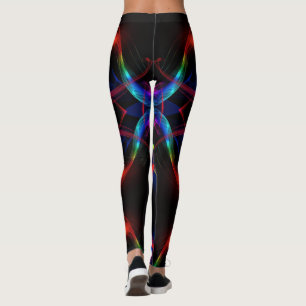 Abstract Colourful Lights 2 Leggings